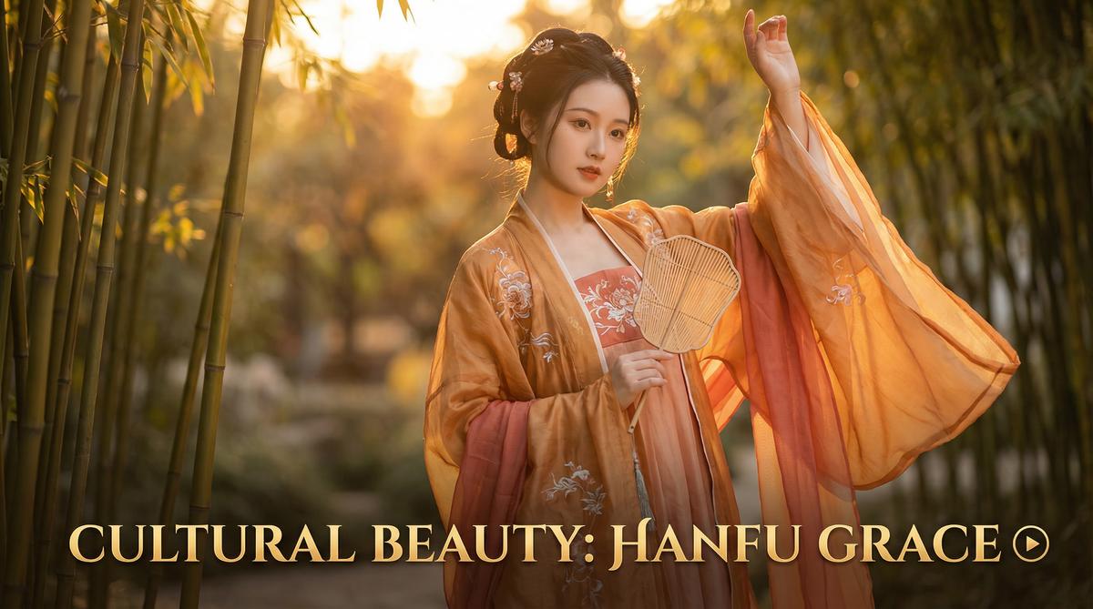 黑丝汉服写真视频